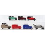 Seven Unboxed Dinky Toys