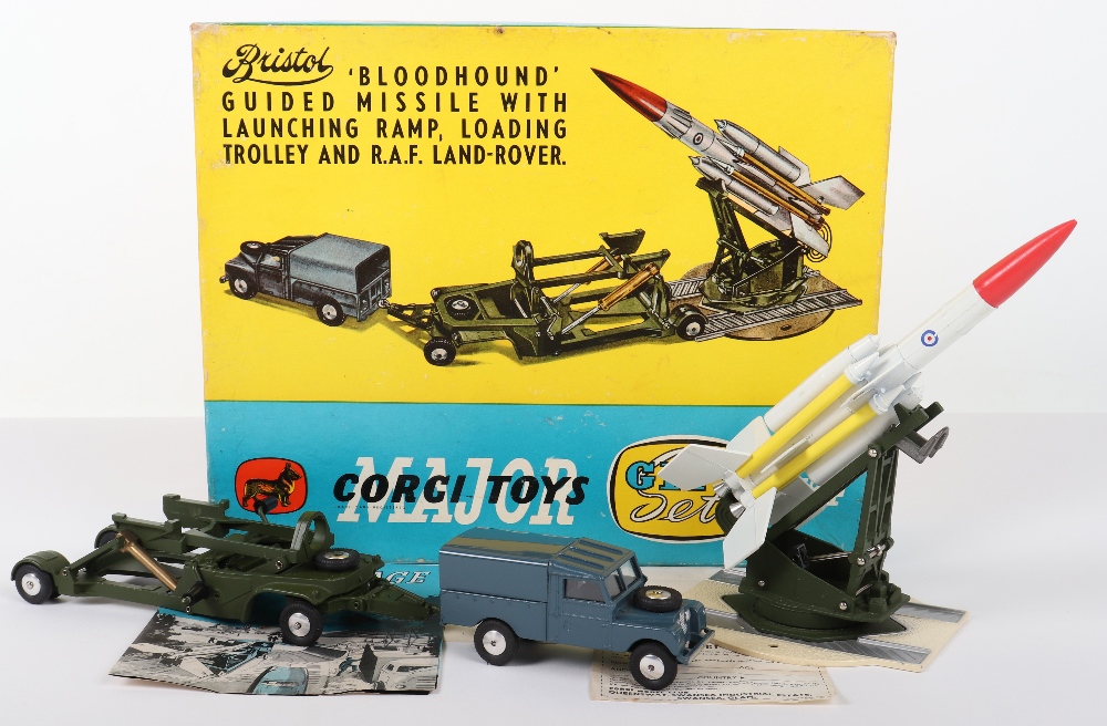 Corgi Major Toys Gift Set No 4 Bristol ‘Bloodhound’ guided missile with launching Ramp, Loading Trol - Image 2 of 8