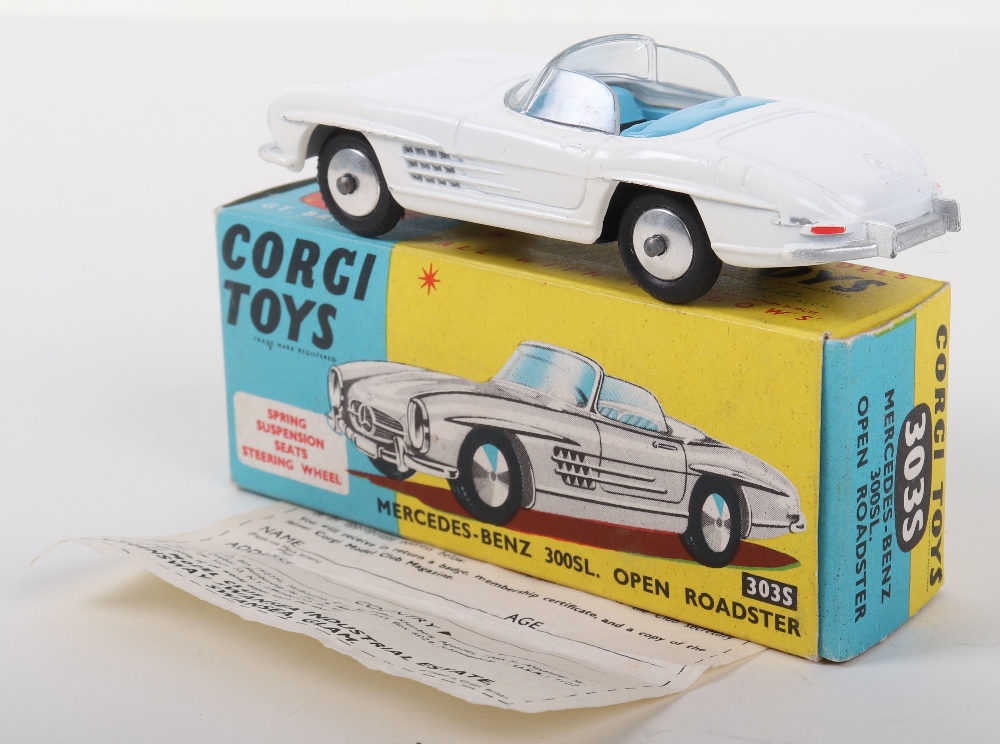 Scarce Corgi Toys 303S Mercedes-Benz 300SL Open Roadster - Image 2 of 5