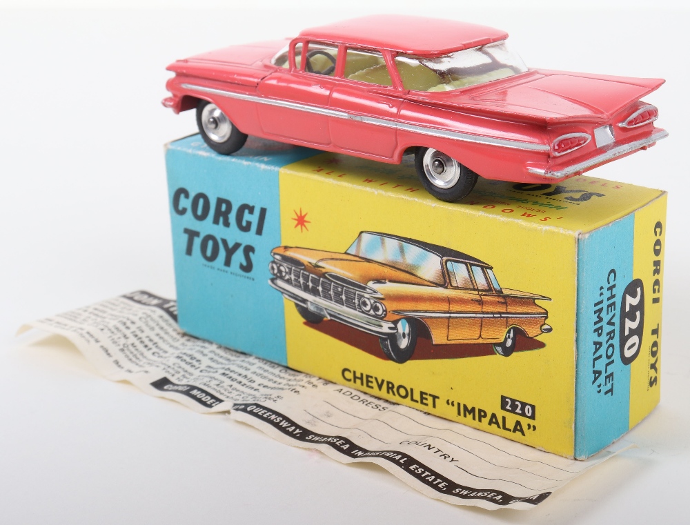 Corgi Toys 220 Chevrolet “Impala” pink body - Image 2 of 5