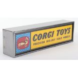 A Contemporary Corgi Toys shop display sign