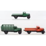 Three Dinky Toys Post War 25 series Wagons