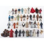 Forty loose 1st -2nd-3rd wave Vintage Star Wars figures