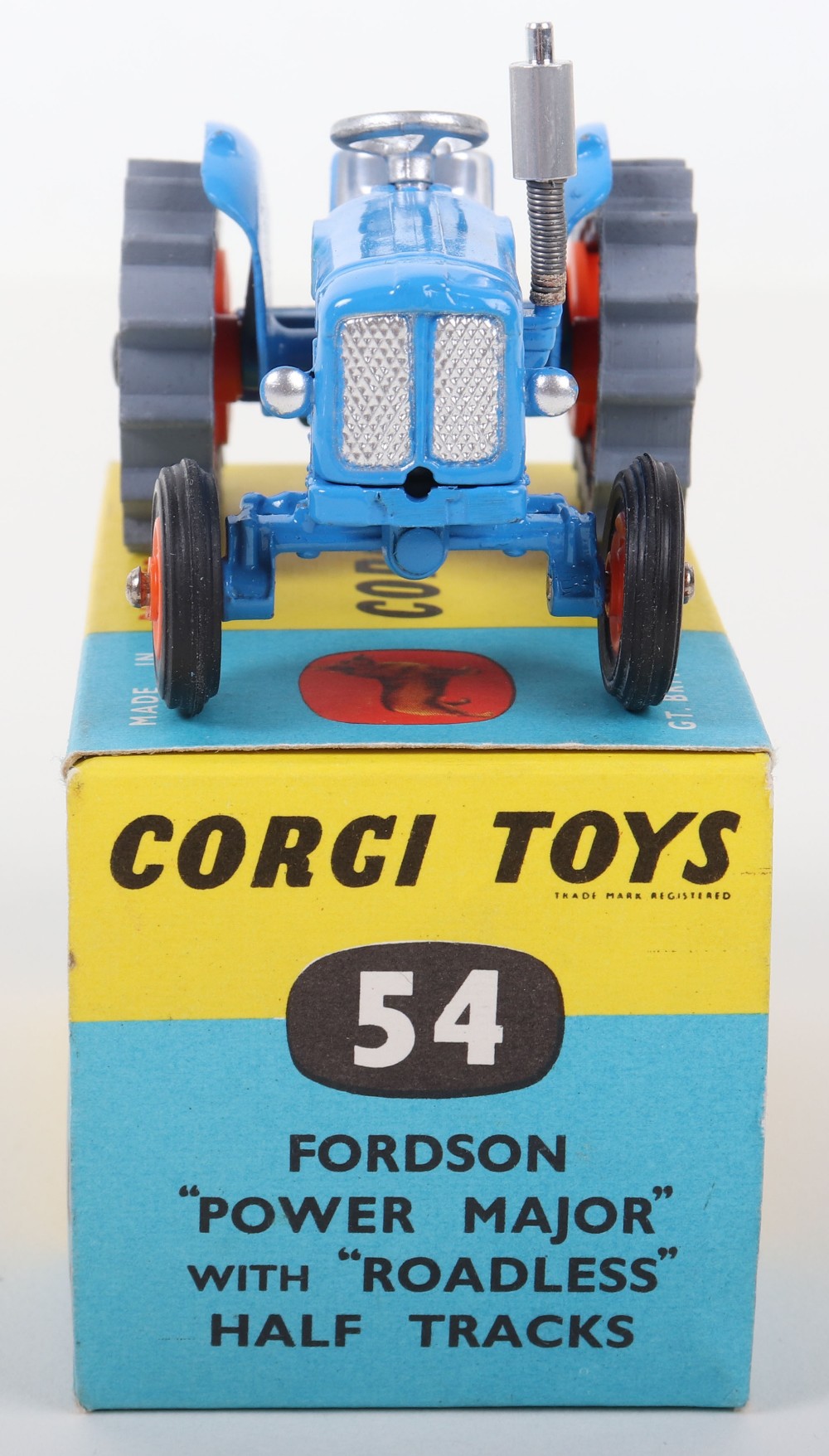 Corgi Toys 54 Fordson “Power Major” with “Roadless” Half Tracks - Image 4 of 6