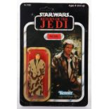 Kenner Star Wars Return Of The Jedi Han Solo (In Trench Coat) Vintage Original Carded Figure