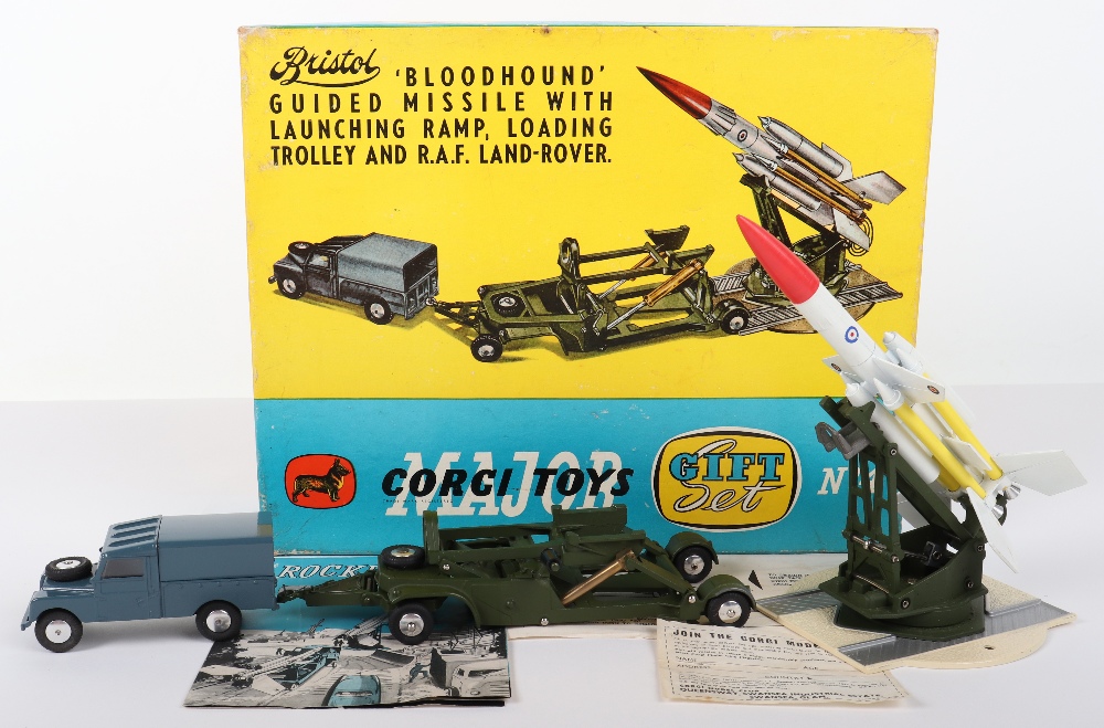 Corgi Major Toys Gift Set No 4 Bristol ‘Bloodhound’ guided missile with launching Ramp, Loading Trol