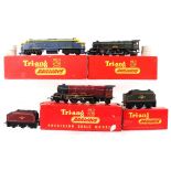 Three boxed Tri-ang Railways locomotives