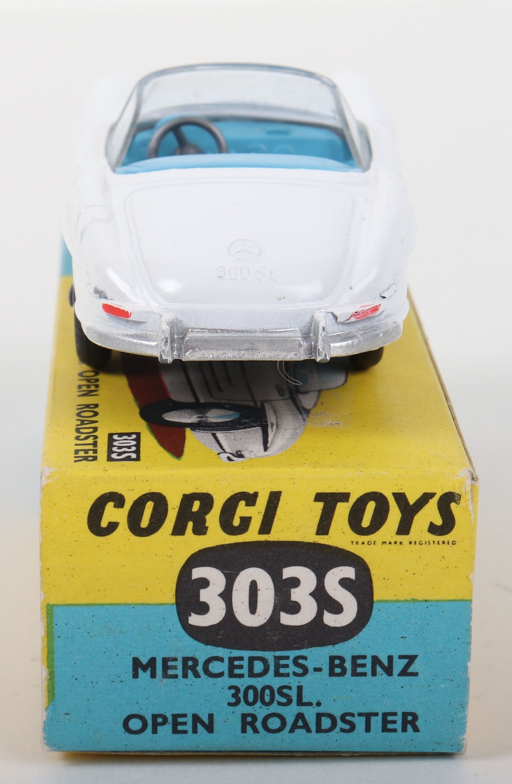 Scarce Corgi Toys 303S Mercedes-Benz 300SL Open Roadster - Image 4 of 5