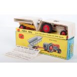 Corgi Toys Gift Set 29 Massey-Ferguson 65 Tractor and Tipping Trailer with driver.