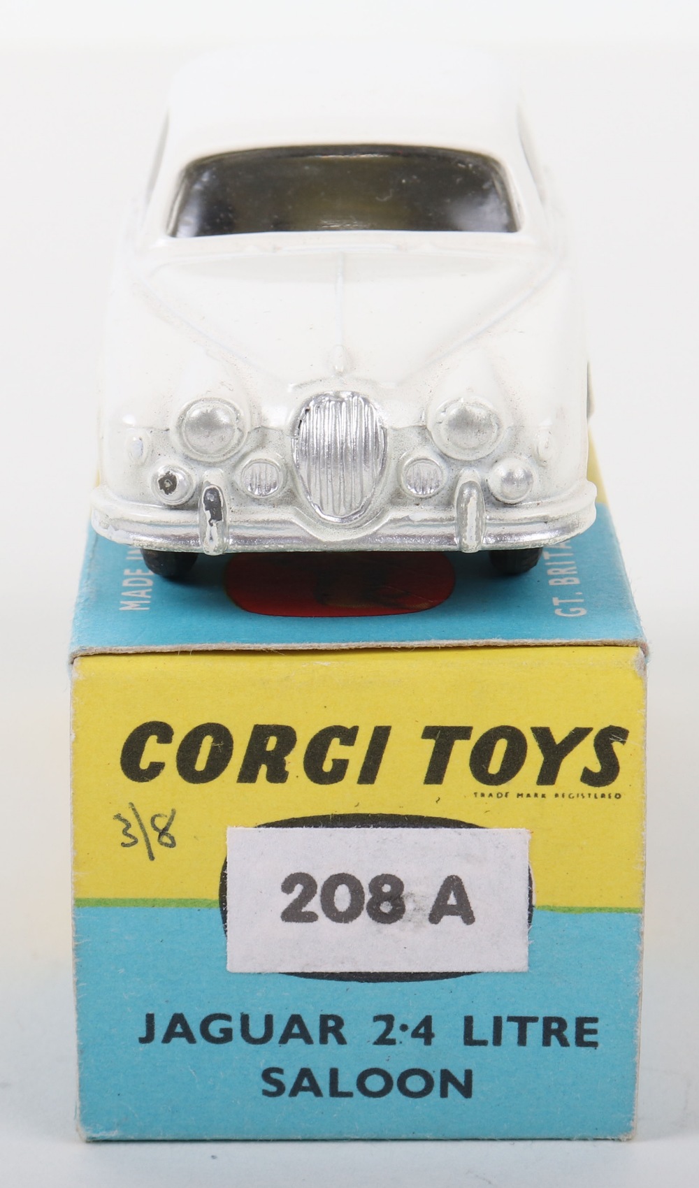 Corgi Toys 208 Jaguar 2.4 Litre Saloon Car - Image 3 of 5