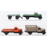 Three Dinky Toys Post War 25 series Wagons