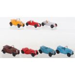 Seven Dinky Toys 35 Series Models