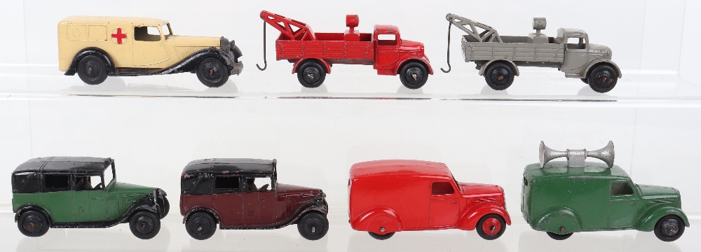 Seven Unboxed Dinky Toys
