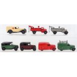 Seven Unboxed Dinky Toys