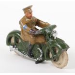 Scarce Pre-War Dinky Toys 37c Royal Signals Dispatch Rider