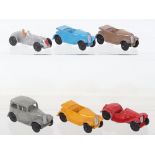 Six Dinky Toys 35 Series Models