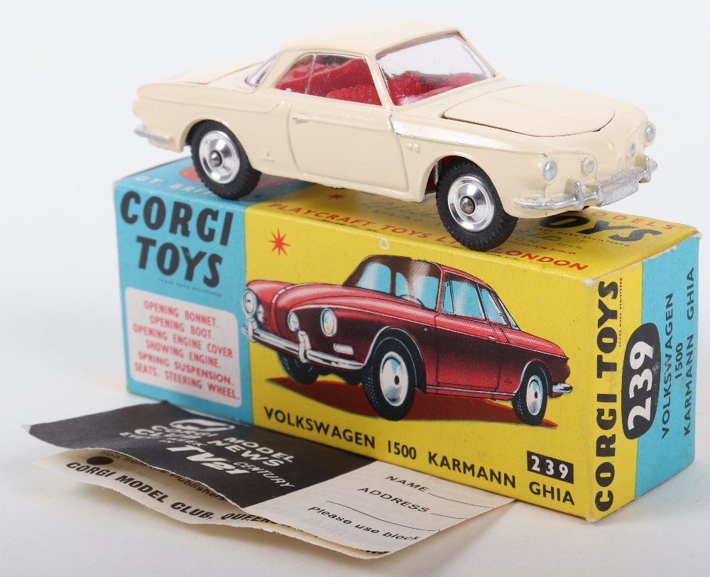 Corgi Toys 239 Volkswagen 1500 Karmann Ghia