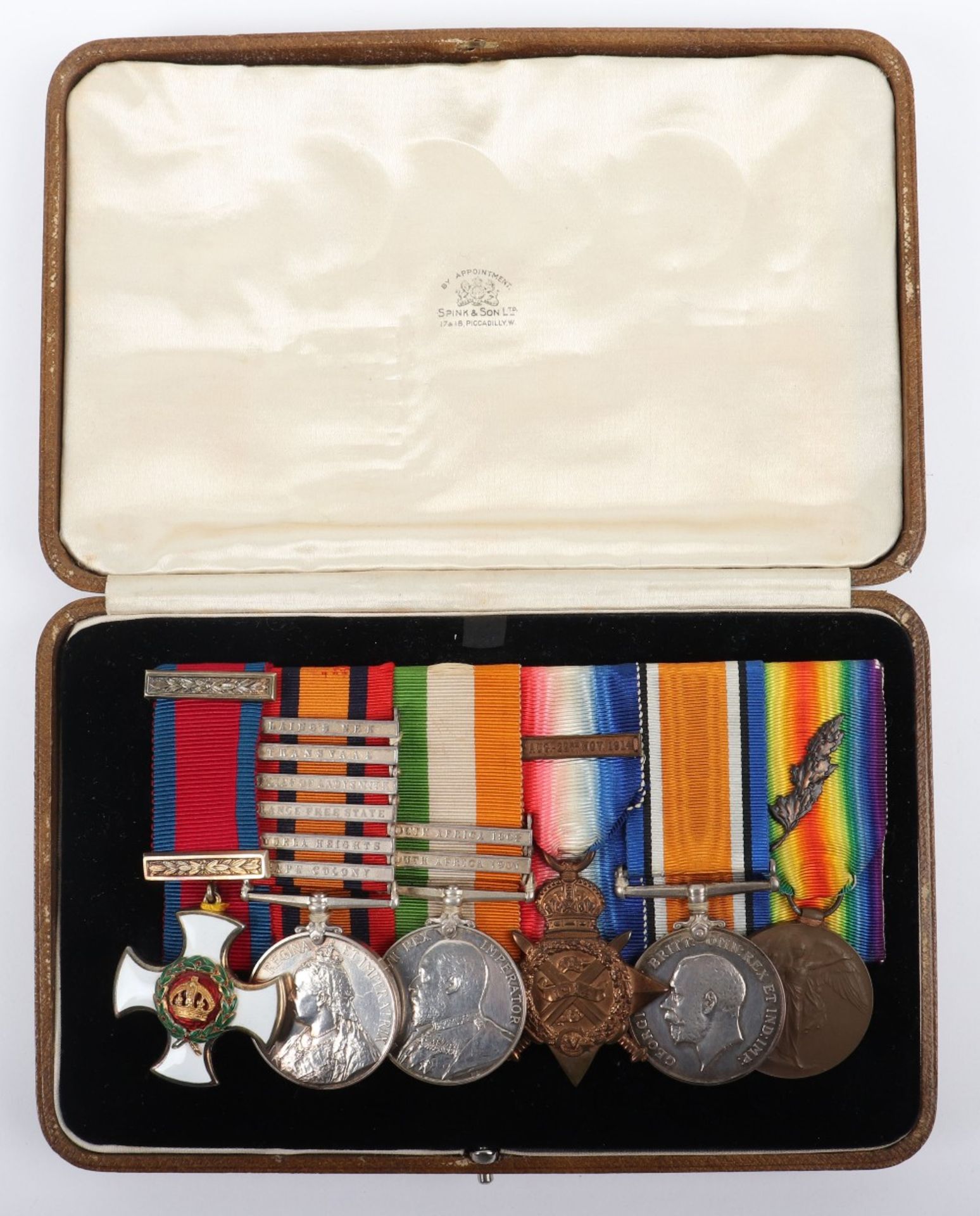 Great War & Boer War Distinguished Service Order (D.S.O) Medal Group of Six Royal Army Medical Corps - Image 13 of 17