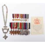 WW2 British Royal Navy and St Johns Ambulance Long Service Medal Group of Eight