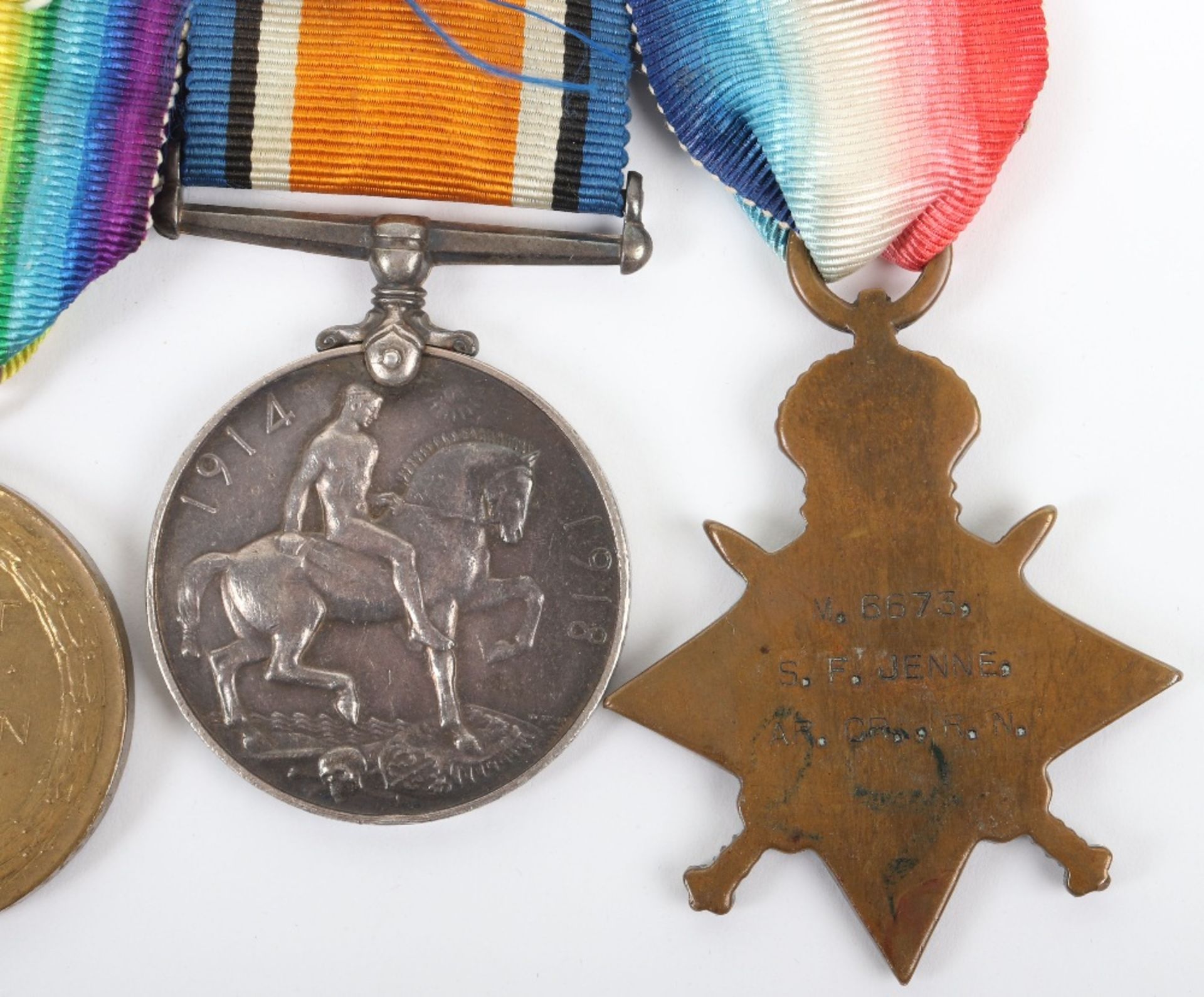 WW1 Royal Navy Mentioned in Despatches Medal Group of Three - Image 5 of 5