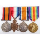 Boer War and WW1 Medal Group of Four Commander William Malcolm Martyr Robinson