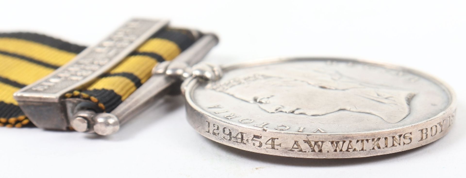 Royal Navy Great War and Victorian Naval Long Service Medal Group - Bild 5 aus 16