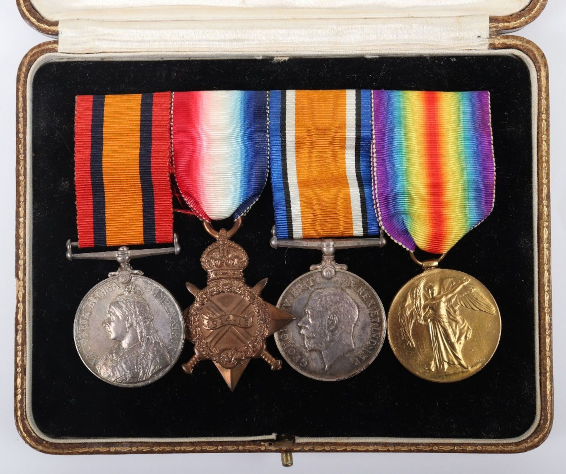 Boer War and WW1 Medal Group of Four Commander William Malcolm Martyr Robinson - Image 9 of 10