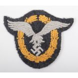 WW2 Luftwaffe Pilot Observers Cloth Qualification Badge