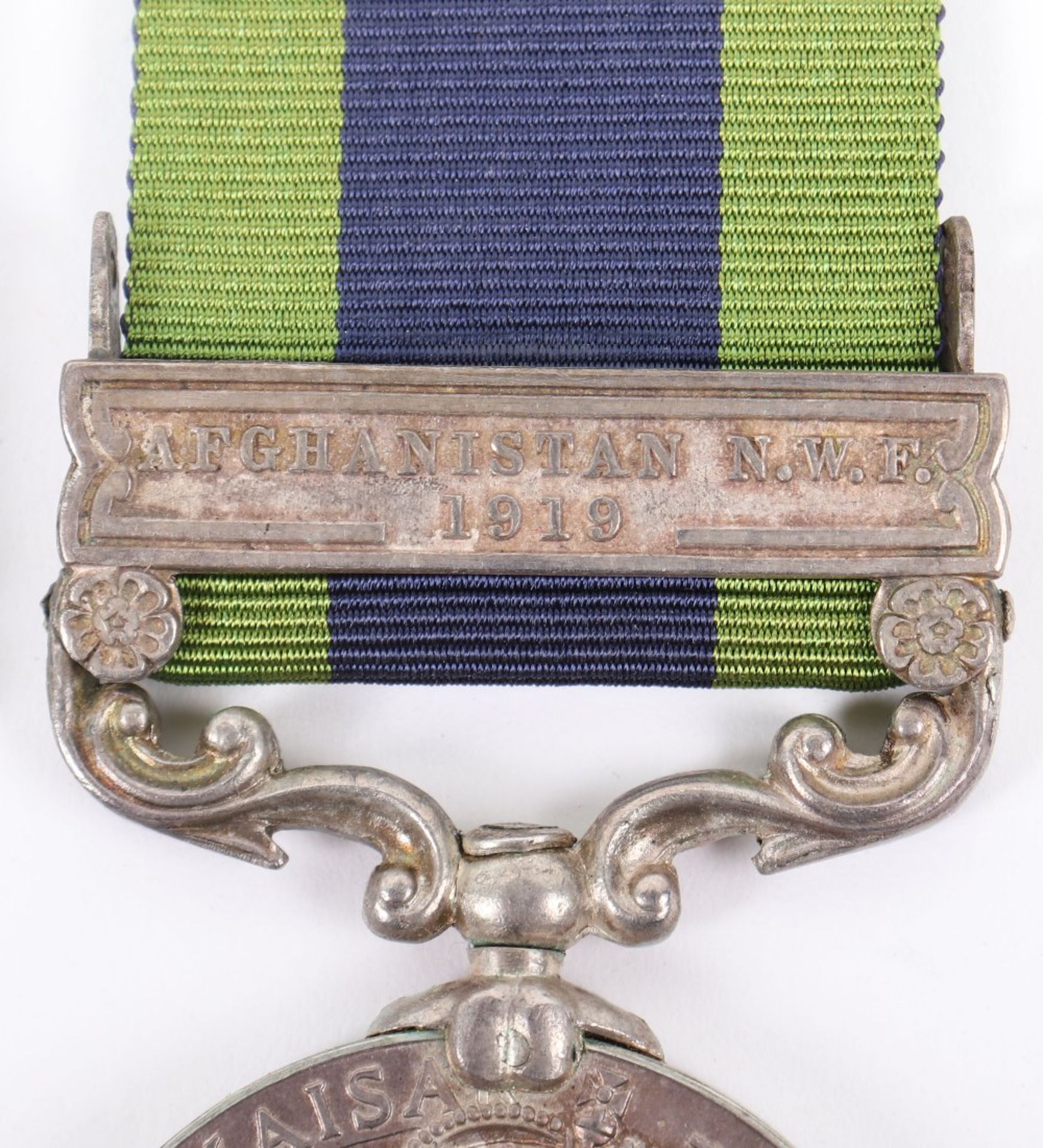 Great War and North West Frontier Medal Pair Queens Royal West Surrey Regiment - Bild 2 aus 6
