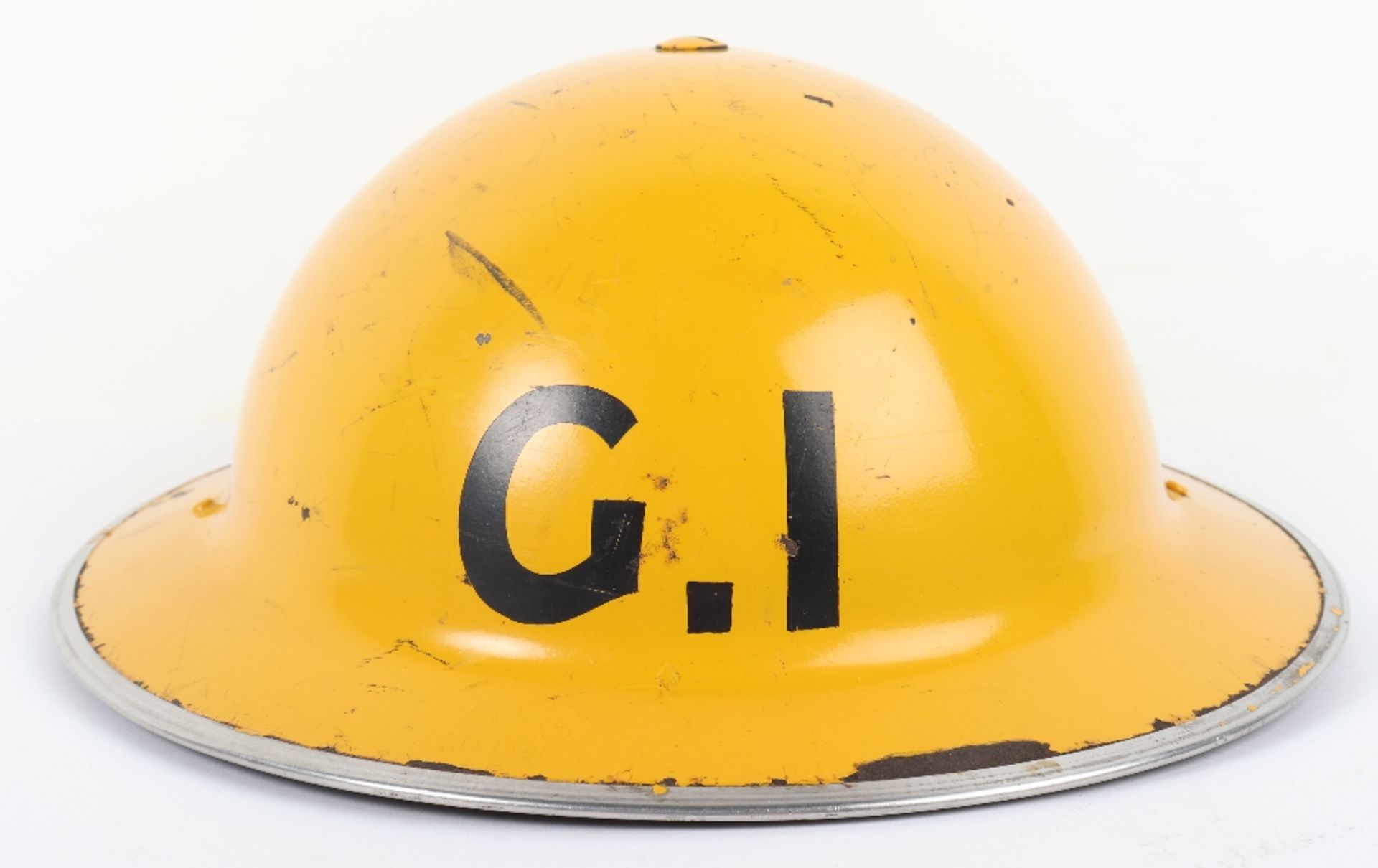 WW2 British Home Front Gas Inspectors Steel Helmet