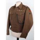 WW2 43rd (Wessex) Division Officers Battle Dress Blouse