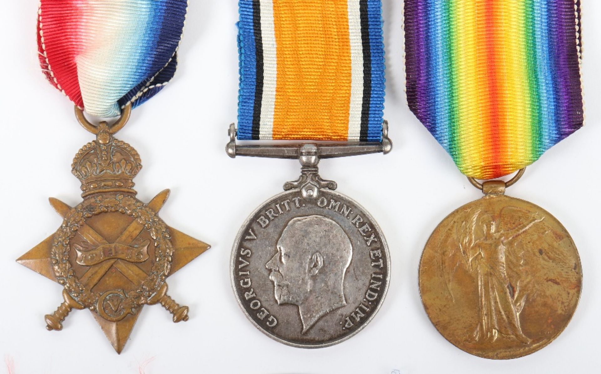 British Royal Navy WW1 Campaign and Royal Naval Fleet Reserve Long Service Medal Group of Six - Image 2 of 8