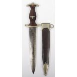 Third Reich SA Dress Dagger by F Herder Solingen