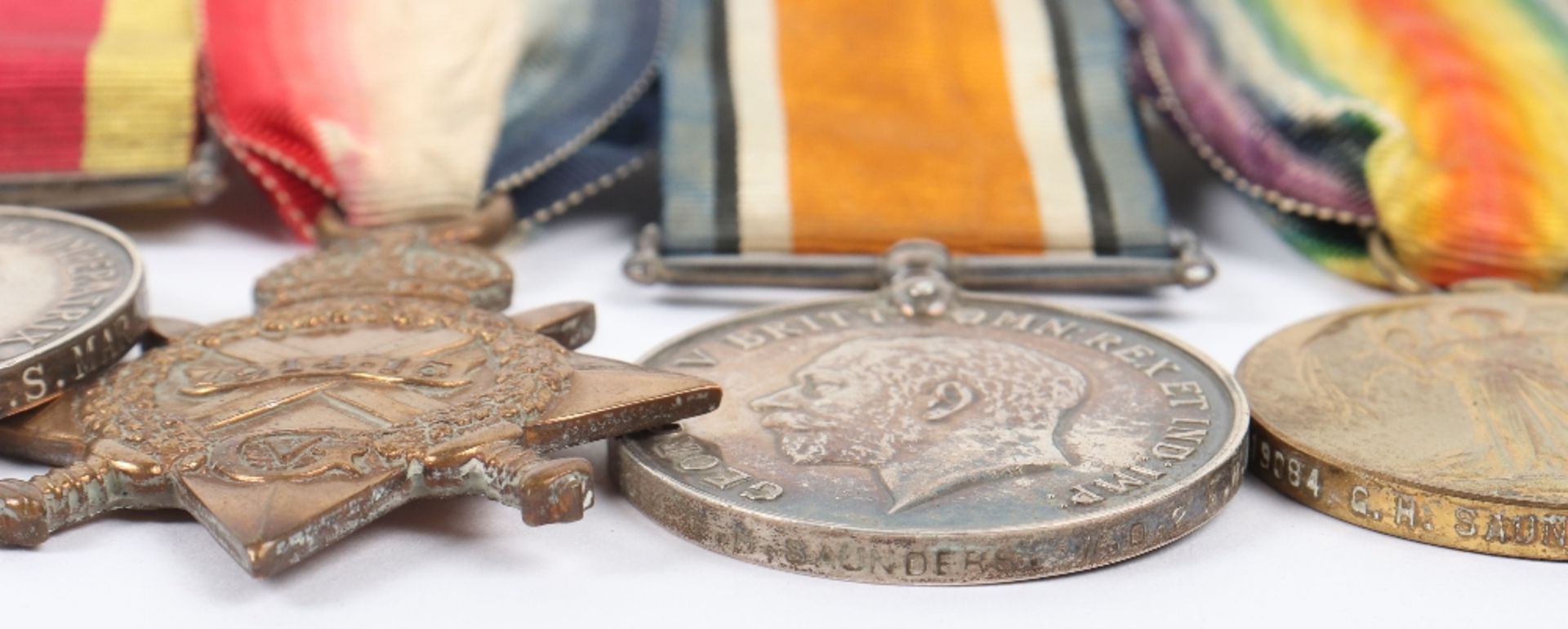 East West Africa, China 1900 and Great War Medal Group of Five Royal Navy - Image 7 of 12