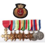 Rare WW2 Merchant Navy SS Dover Hill Arctic Convoys OBE and Lloyds War Medal for Bravery at Sea Meda