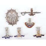 Good Selection of 11th (Prince Albert’s Own) Hussars Sweetheart Brooches