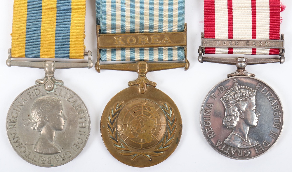 Royal Navy Korean War Medal Group of Three - Image 3 of 13