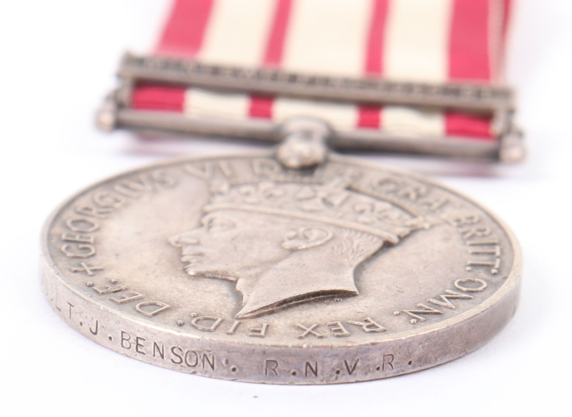 George VI Naval General Service Medal 1915-62 Royal Naval Volunteer Reserve - Image 4 of 5