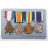 Royal Marine Artillery Naval Long Service Medal Group of Four