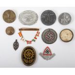 Third Reich Rally Badge Grouping