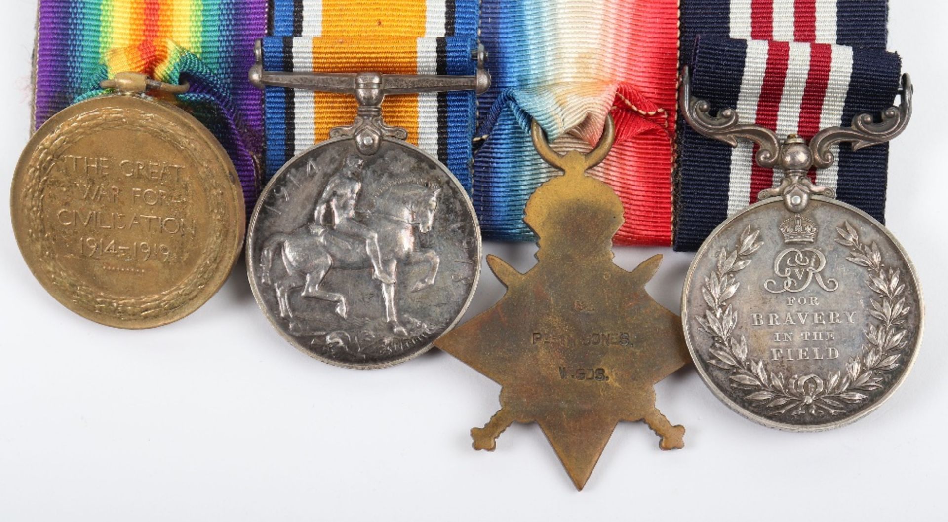 Great War Welsh Guards Military Medal (M.M) Group of Four - Image 5 of 6