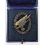 WW2 German Paratroopers Qualification Badge (Fallschirmschutzen-Abzeichen) by G H Osang