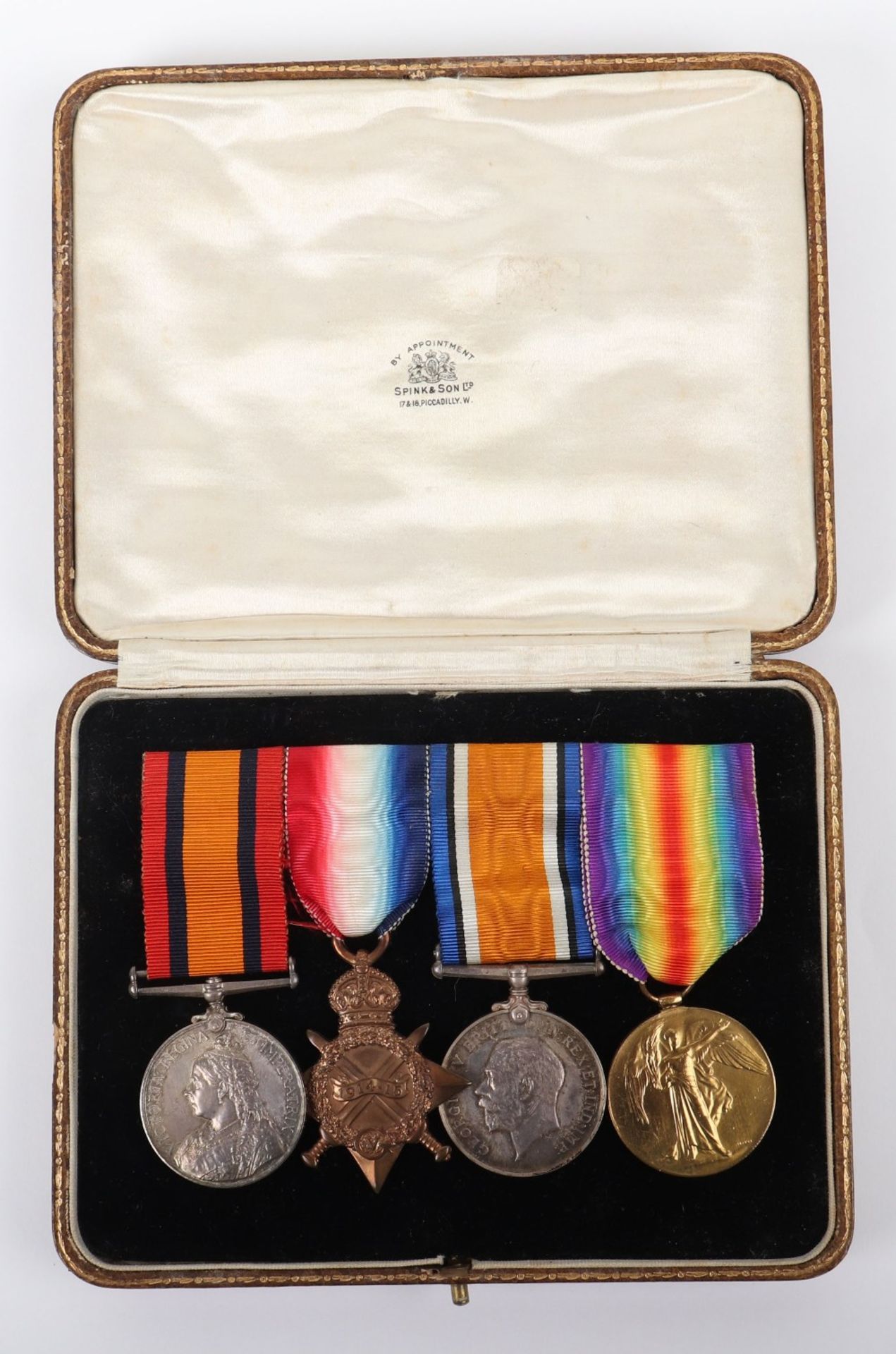 Boer War and WW1 Medal Group of Four Commander William Malcolm Martyr Robinson - Image 8 of 10