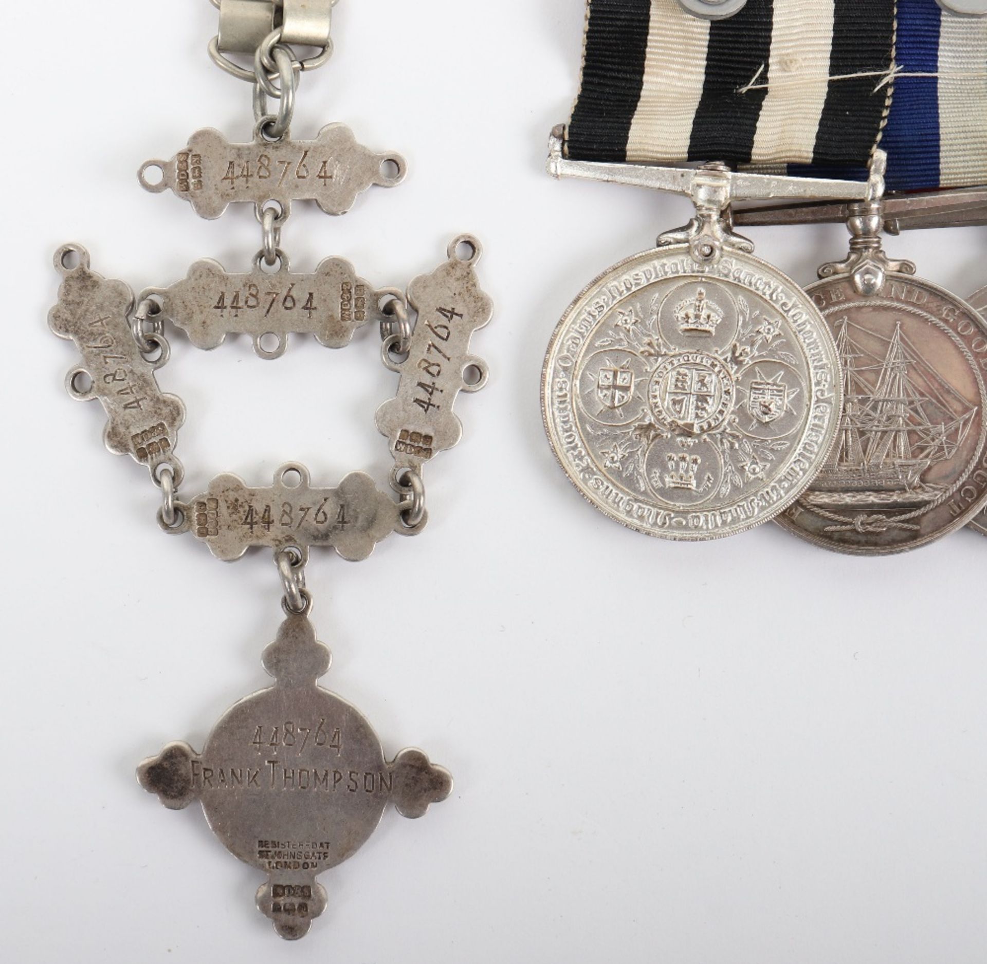 WW2 British Royal Navy and St Johns Ambulance Long Service Medal Group of Eight - Image 8 of 11