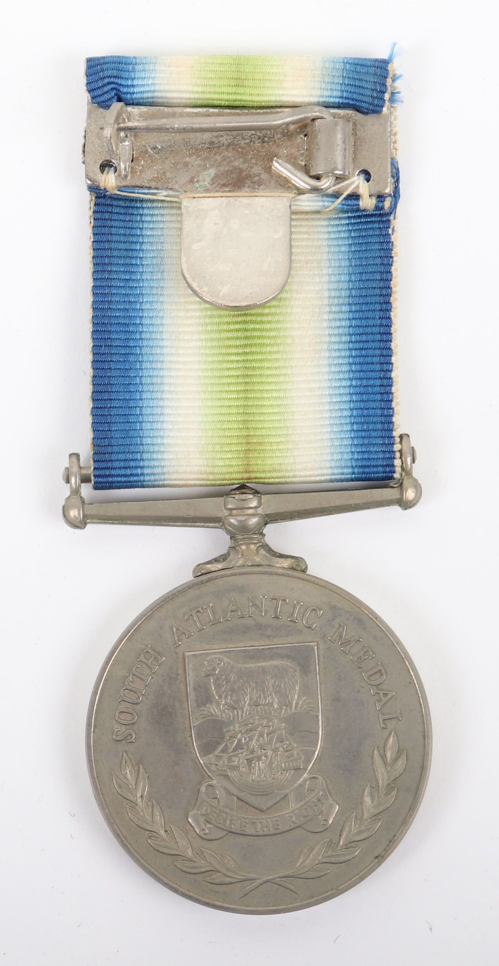 British EIIR Falklands War South Atlantic Campaign Medal HMS Hermes - Image 5 of 6