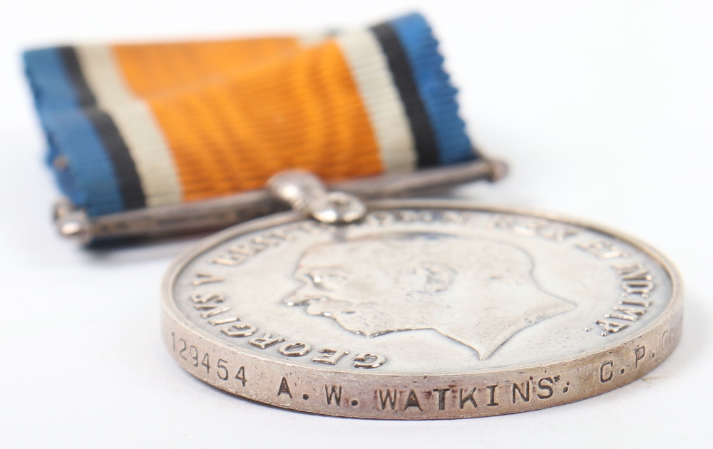 Royal Navy Great War and Victorian Naval Long Service Medal Group - Image 9 of 16