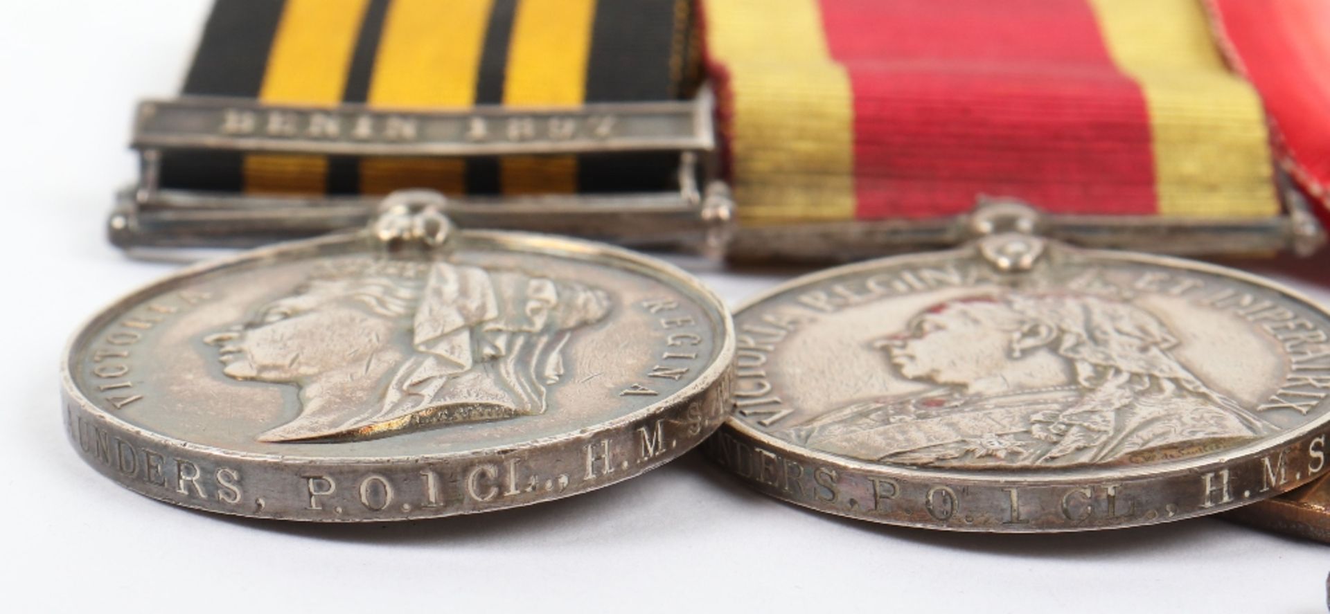 East West Africa, China 1900 and Great War Medal Group of Five Royal Navy - Image 5 of 12