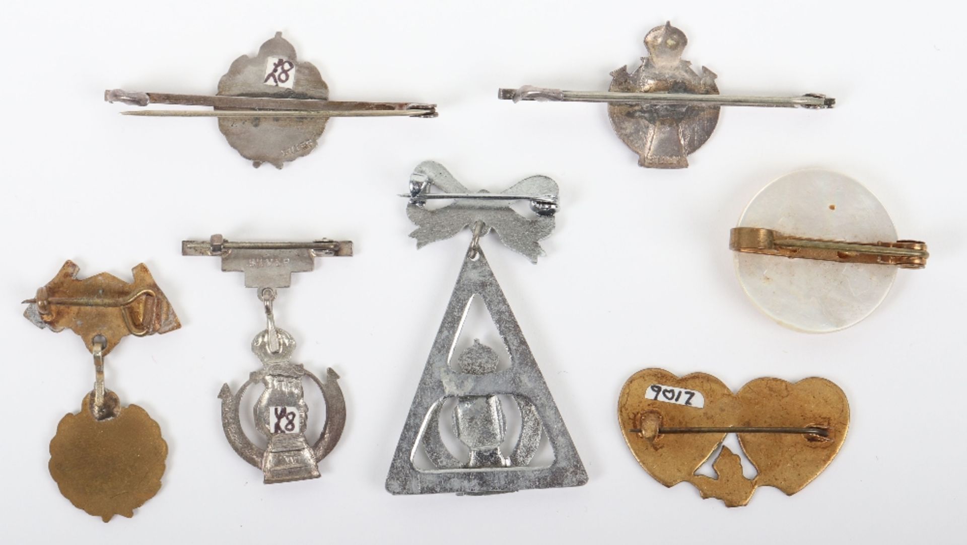 Grouping of Sweetheart Brooches of Royal Armoured Corps Interest - Image 2 of 2