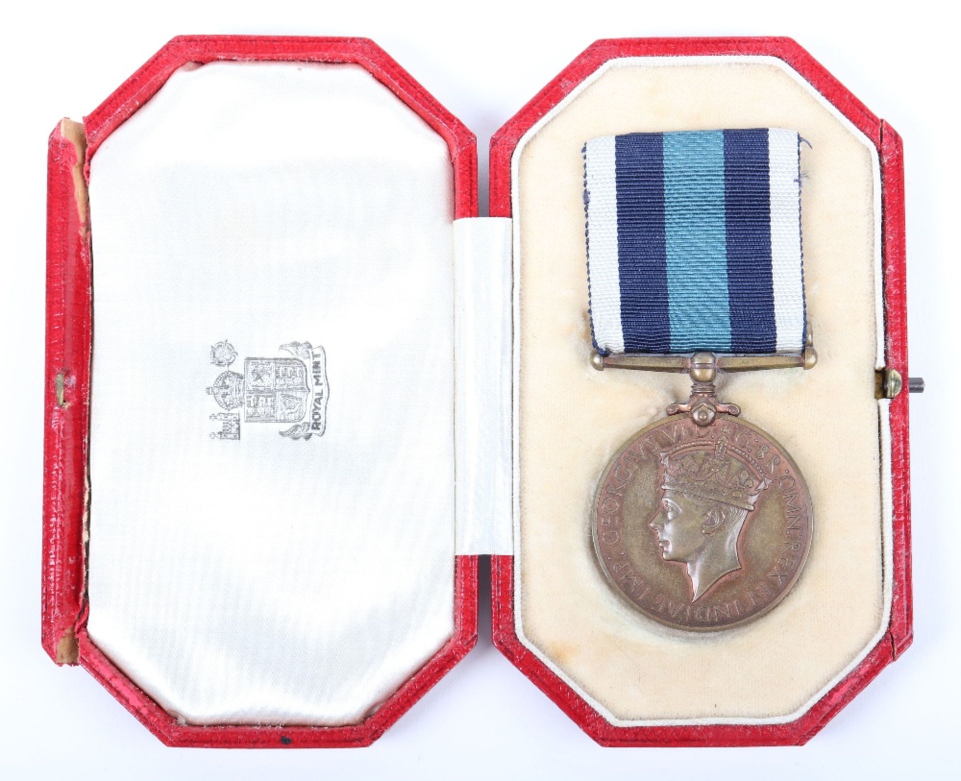 Rare George VI Burma Police Medal Awarded to William James Barron District Superintendent of Police, - Image 4 of 5