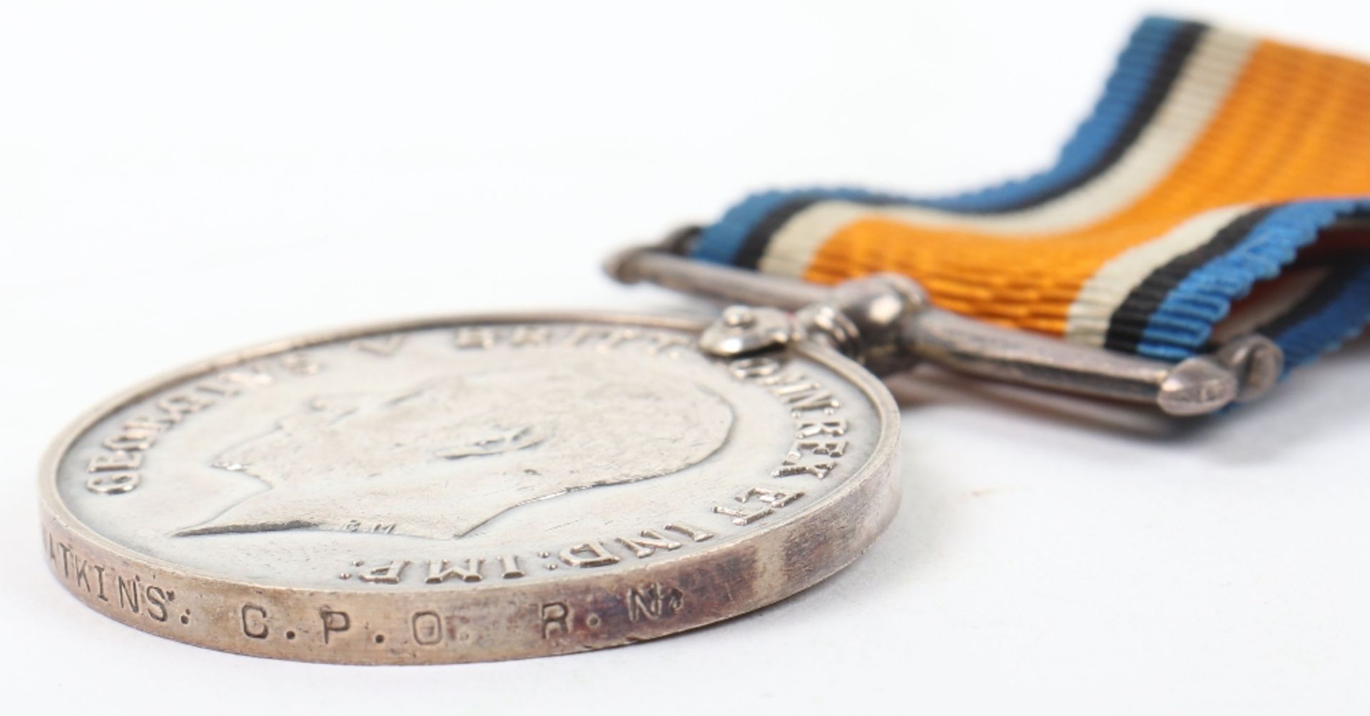 Royal Navy Great War and Victorian Naval Long Service Medal Group - Bild 10 aus 16